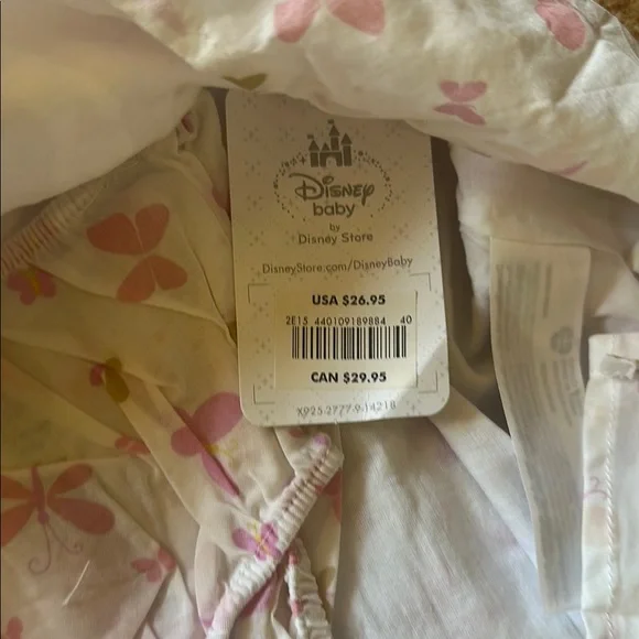 Disney Baby Thumper Pink and White Dress - NEW with tags, 9-12 month - Picture 4 of 5